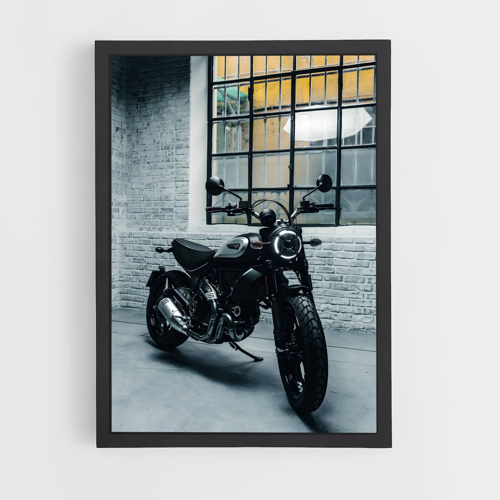 Poster Scrambler icône captivante – affiche Ducati (vue 2)